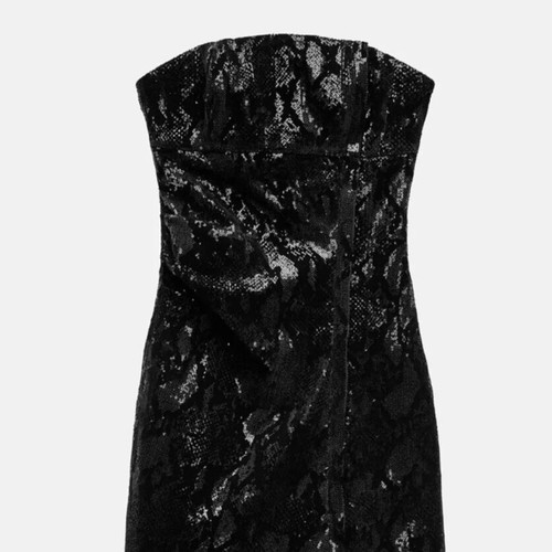 Zara black sequin dress like new, size S/M - 20,00 - Vendora.cy Zara black sequin dress like new, size S/M - 20,00 - Vendora.cy