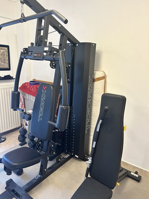 Toorx MSX70 Home Gym Multi-Station Like New with Adjustable Bench and Dumbbells