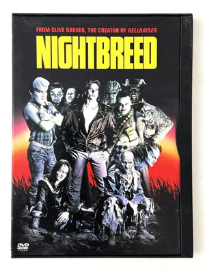 Nightbreed DVD μεταχειρισμένο, στα αγγλικά με αγγλικούς υπότιτλους, θρίλερ τρόμου