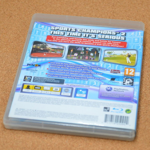 PSMOVE Sports Champions 2 PS3 used, requires PSMOVE