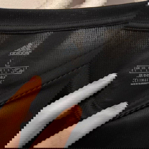 Adidas Dry Fit μπλούζα με μακριά μανίκια Large σαν καινούργια, μαύρη