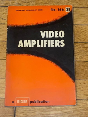 Scientific rare book Radioelectronics Video Amplifiers 1959