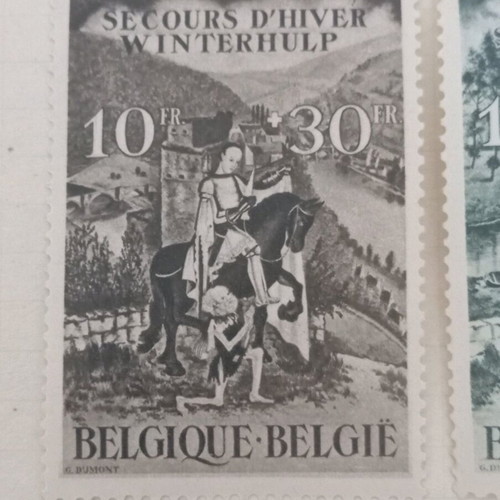 Belgium 1944 charity stamps like new