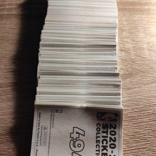 NBA 2020-21 Stickers Panini pack of 164 used