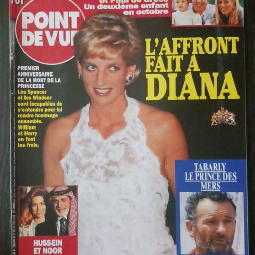Point de Vue magazine Princess Diana June 1998