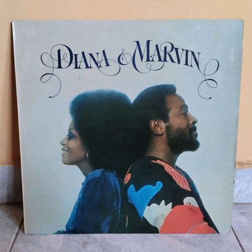 Diana Ross & Marvin Gaye vinyl record used, classic soul pop