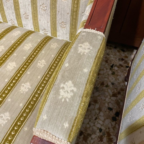 Saridis armchairs pair used, vintage classic style