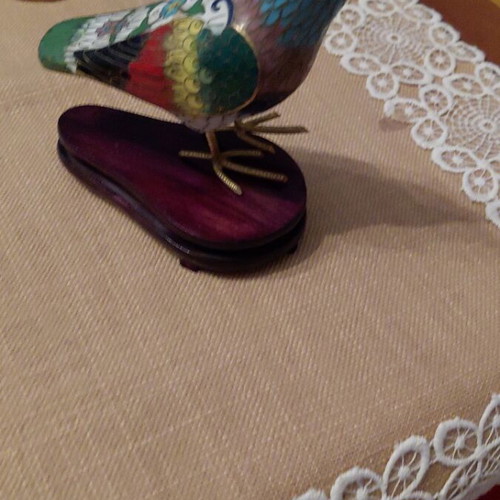 Cloisonné decorative bird like new
