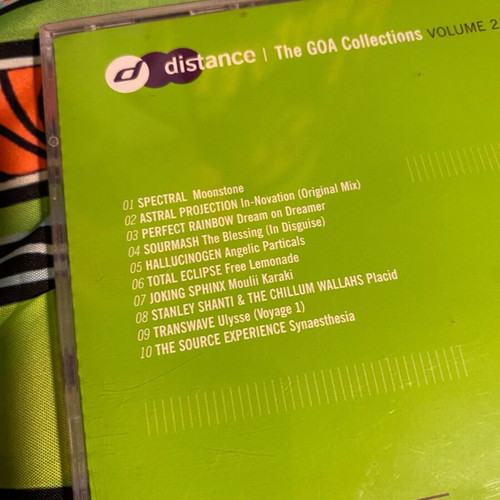 Goa trance CDs used, pack of 4