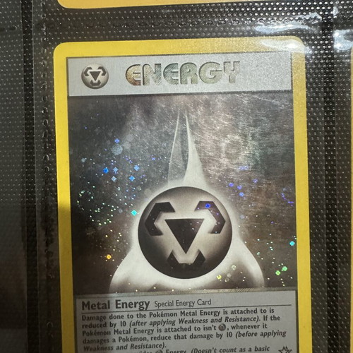 Metal Energy Holo 19/111 Neo Genesis vintage card like new