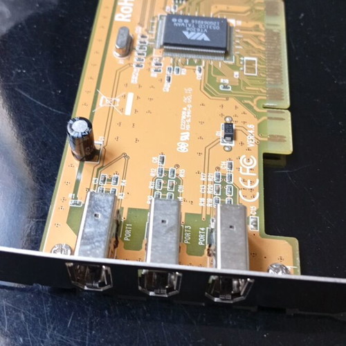 Firewire expansion card PCI VIA VT6306 like new, 3+1 ports