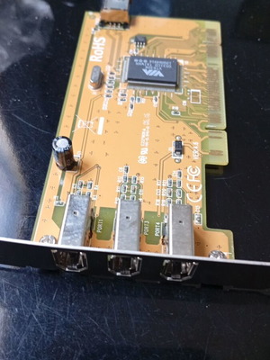 Firewire expansion card PCI VIA VT6306 like new, 3+1 ports