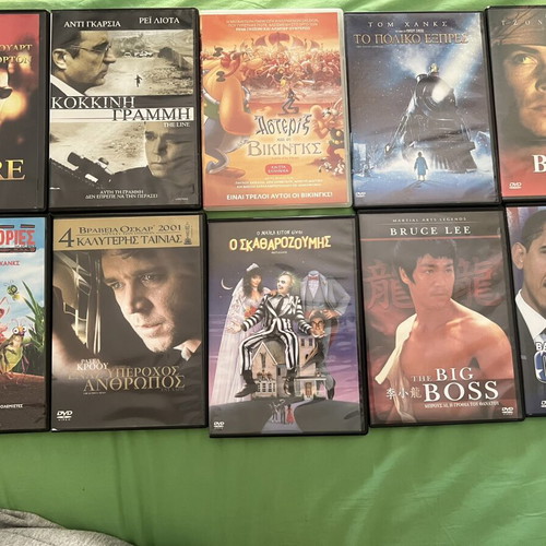 DVD collection like new, 38 slim cases with popular movies