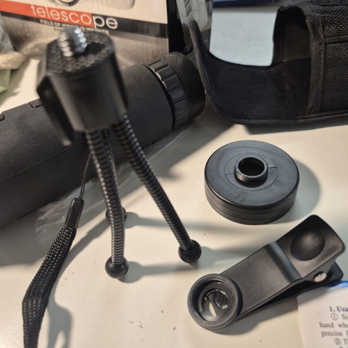 Monocular Telescope 40×60 with Dual Focus and Foldable Eye Cup new