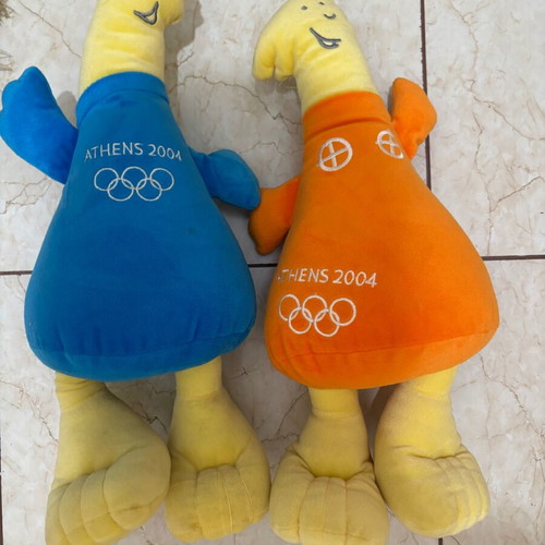 Phoebus and Athena 2004 Olympic Games mascots like new