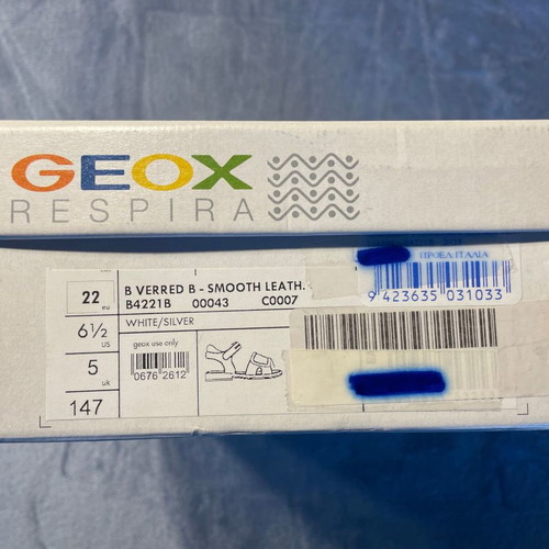 Geox kids leather sandals size 22