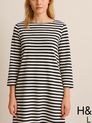Μέγεθος M (EU 38) Φόρεμα H&M σε ρίγες
