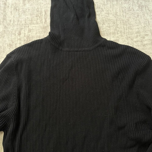 Women's black turtleneck sweater used, slim fit, size XS