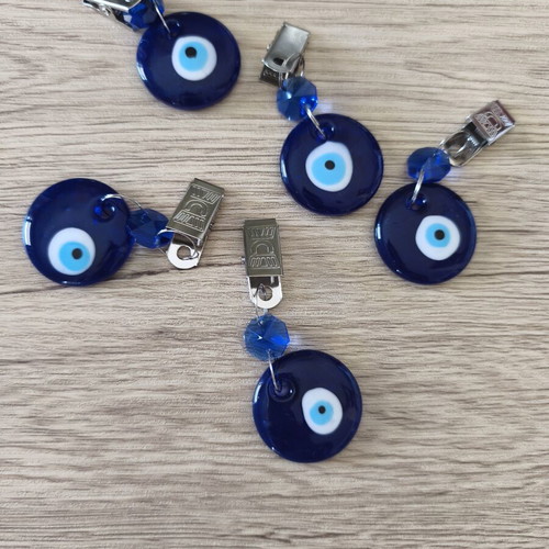 Tablecloth weights with clips set of 5, like new