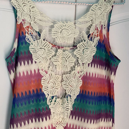 Zic Zac knitted dress size M like new, multicolor