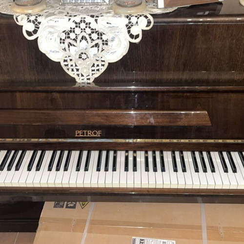 Petrof piano like new, lightly used, decorative and functional