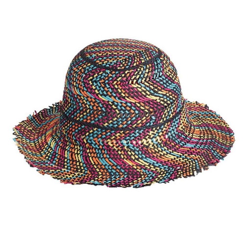 Echo straw hat new, multicolor, one size