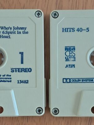 Cassette tapes hits 5 used, super collection of 86's greatest