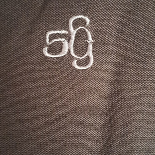 Staff cotton sleeveless vest, grey-brown