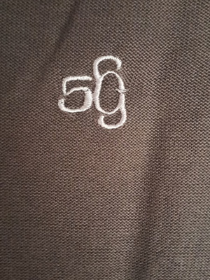 Staff cotton sleeveless vest, grey-brown