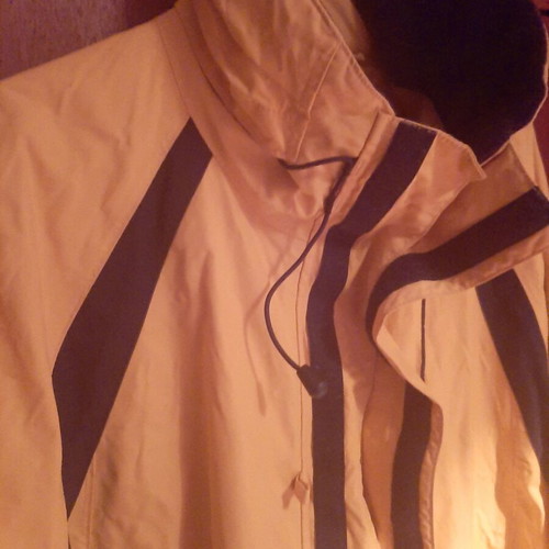 Marine Pool sailing jacket used, men's Small, blue and yellow