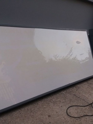 Aluminum illuminated signs like new, 2 pieces 3x1.2 meters