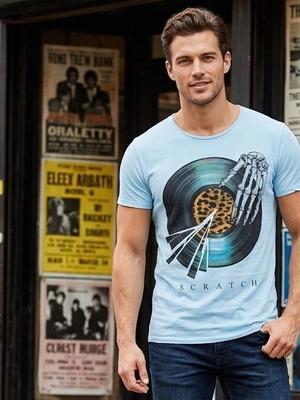 Fifth Avenue New York T-shirt medium unisex new, blue