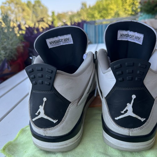 Jordan 4 Military Black sneakers, size 44