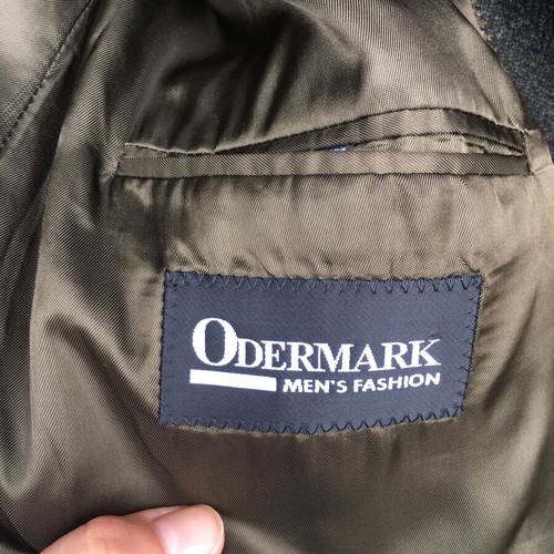 Blazer Odermark wool and cashmere blend XL like new, dark olive green