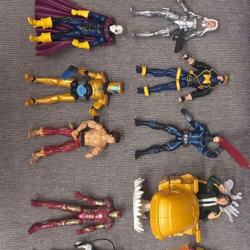 Marvel Legends figures used, pack