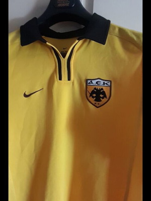 AEK Nike Demis Nikolaidis jersey medium used, good condition