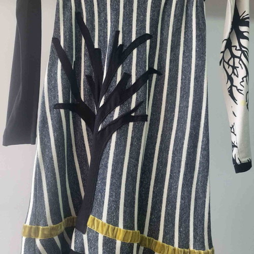 Heel dress black and gray like new, size S