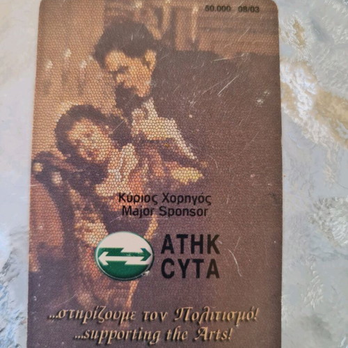 Tosca G.Puccinis opera collectible telecard used