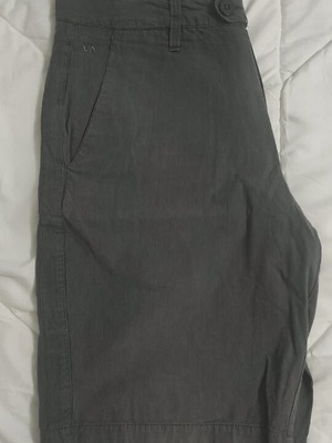 RVCA bermuda shorts used, size M, gray and black