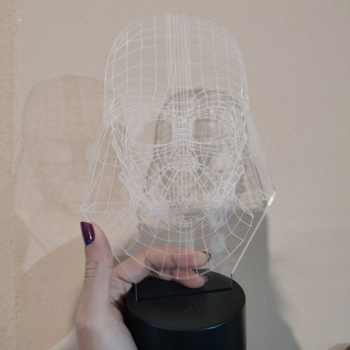 Darth Vader table lamp custom made like new