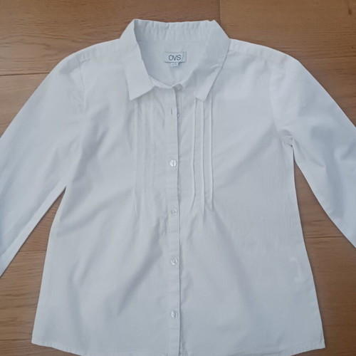 OVS shirt for 5-6 years old, like new, white, size 116