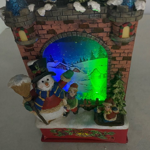 Christmas decorative light with music used, 8/14/24cm, battery operated