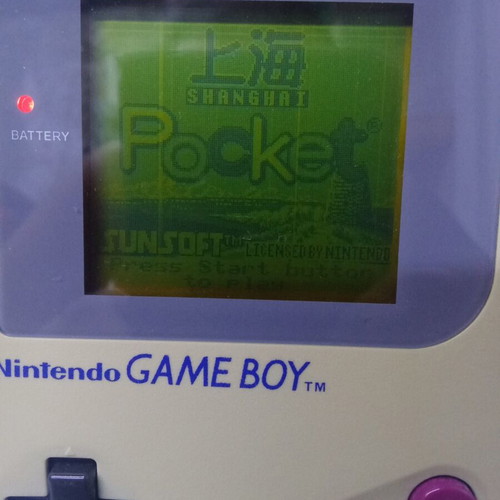 Shanghai Pocket Nintendo Game Boy cartridge, classic puzzle game