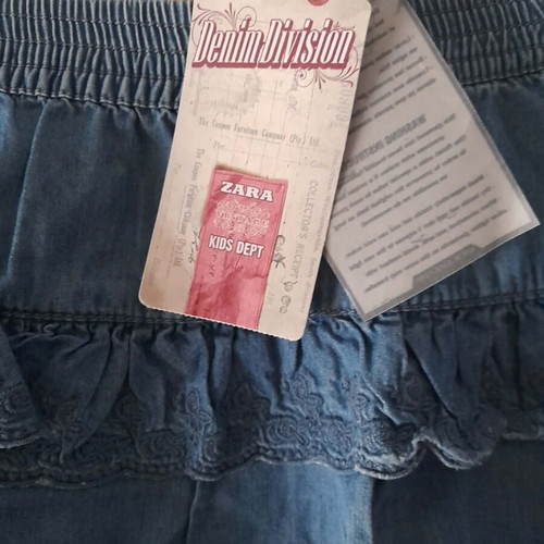 Zara Kids denim skirt new, size 9-10 years