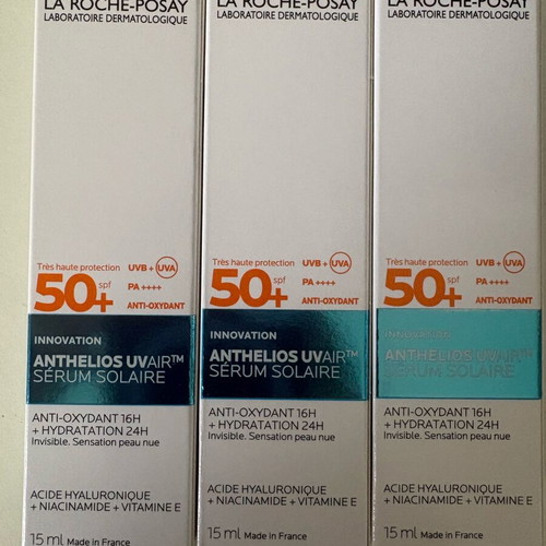 La Roche Posay Anthelios UVAIR Serum Sunscreen SPF50+ New 3x15ml