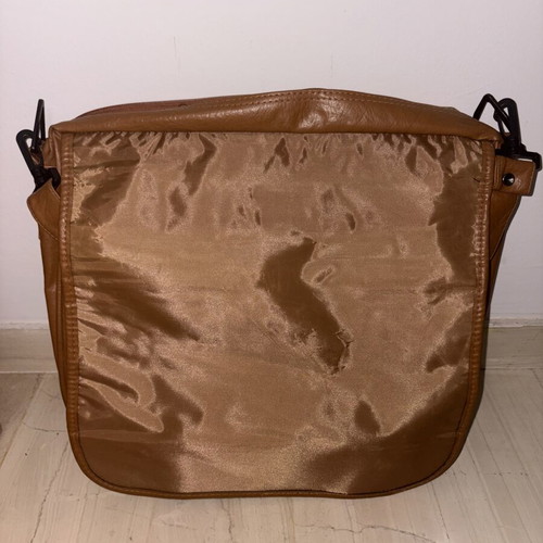 Vintage Aventis laptop bag shoulder briefcase, like new, brown