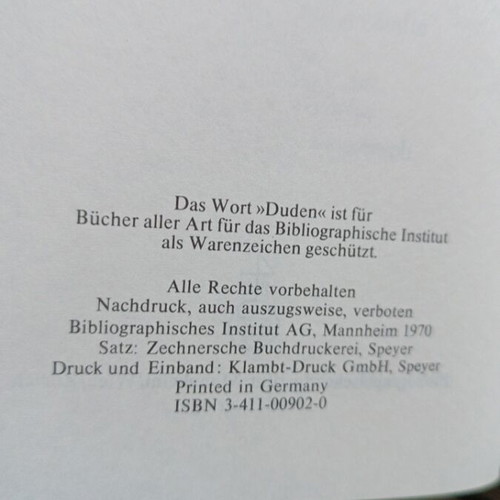 Duden 2das Stilwörterbuch like new, German dictionary 1970