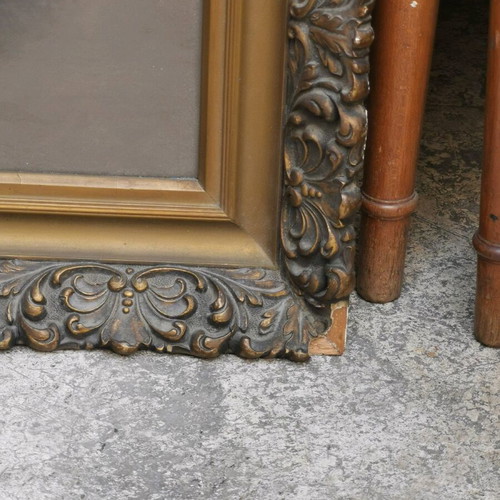 Antique pair of portraits used with decorative frame early 20th century
