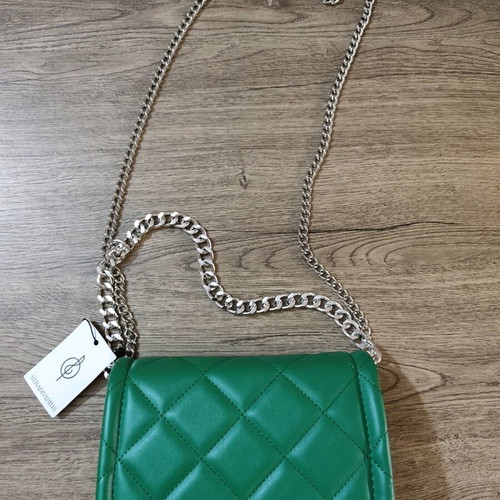 Quilted Stradivarius Shoulder Bag New Green