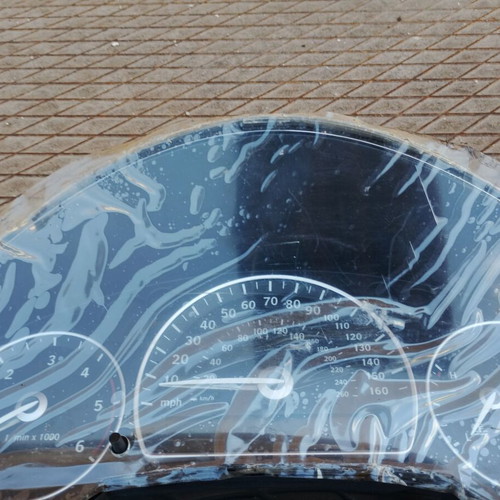 Saab 9-3 1.9 TiD 2008 speedometer panel used